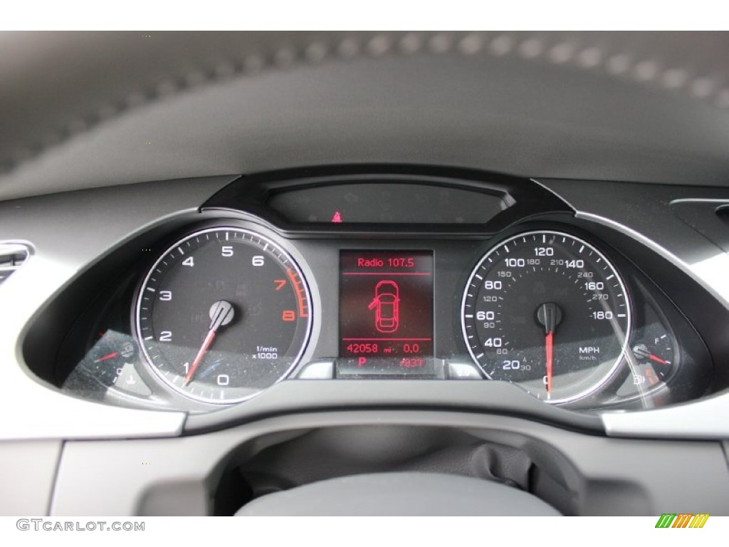 2011 Audi A4 2.0T quattro Sedan Gauges Photo #94932186