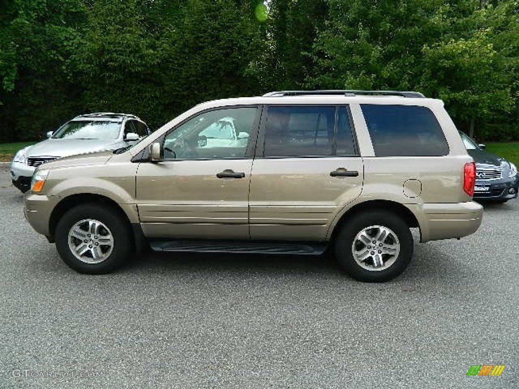 Desert Rock Metallic 2005 Honda Pilot EX 4WD Exterior Photo #94933008