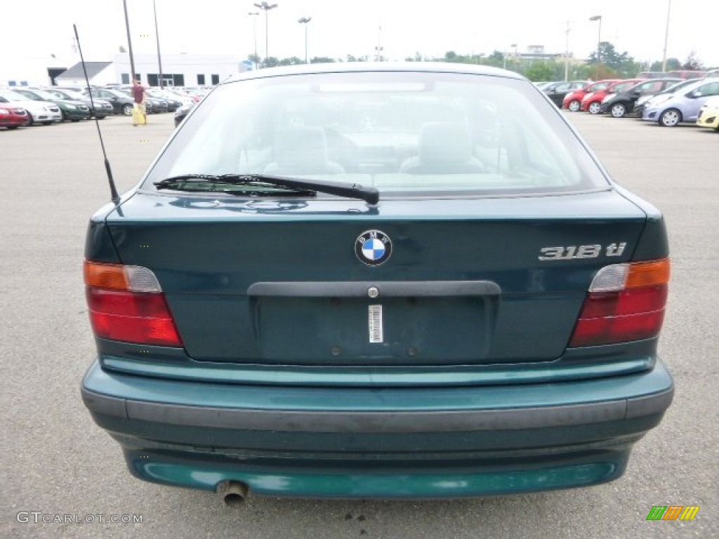 1996 3 Series 318ti Coupe - Boston Green Metallic / Gray photo #3