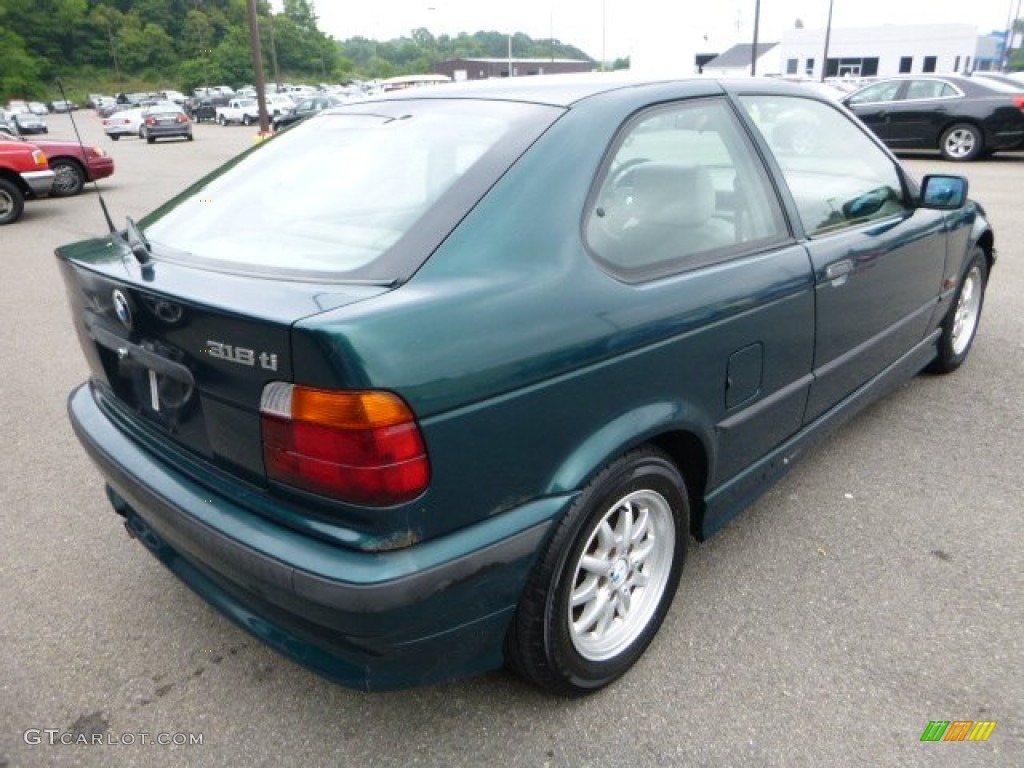 1996 3 Series 318ti Coupe - Boston Green Metallic / Gray photo #4