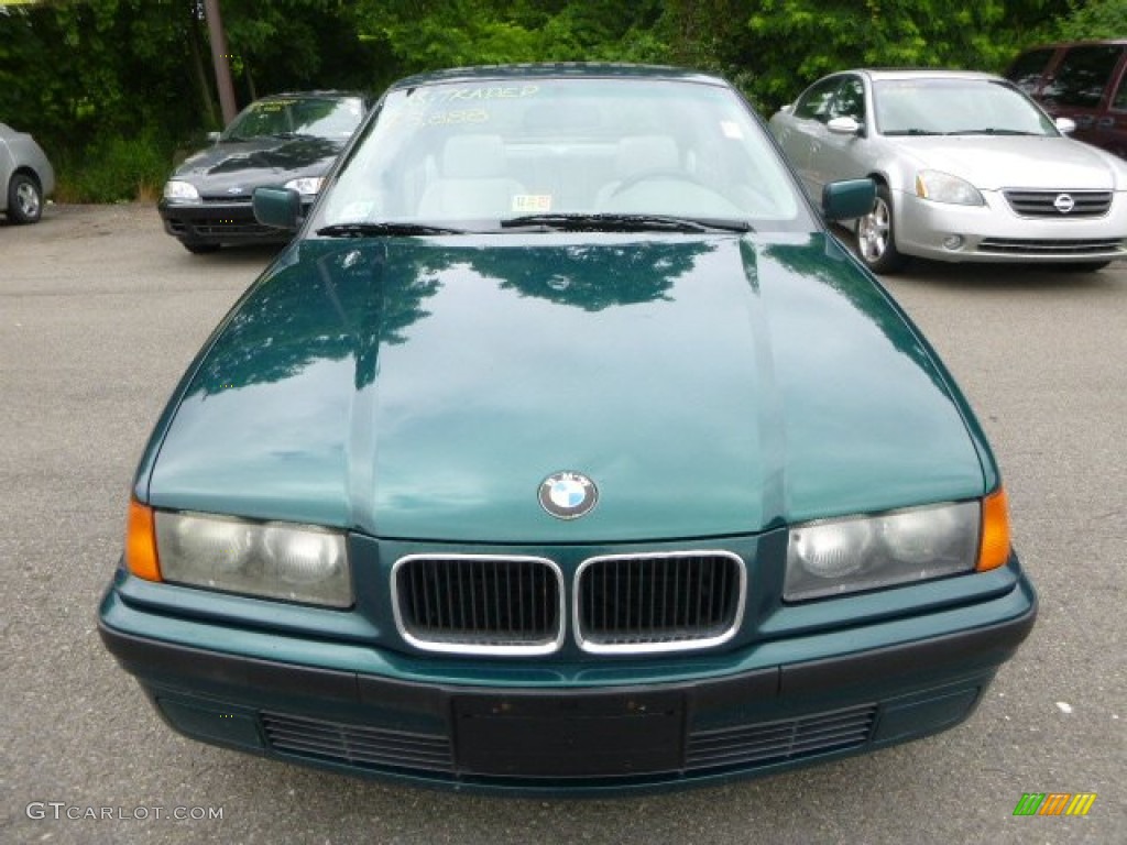 1996 3 Series 318ti Coupe - Boston Green Metallic / Gray photo #6