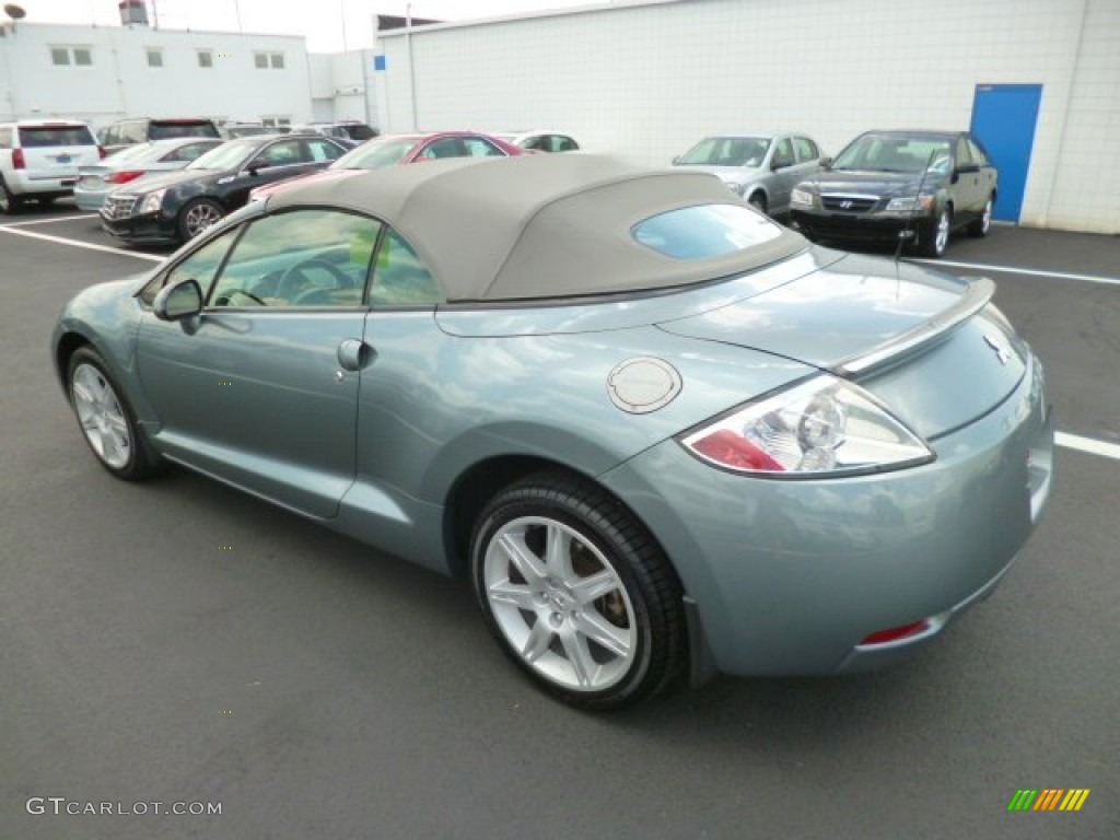 2007 Eclipse Spyder GT - Satin Meisai Gray Pearl / Medium Gray photo #5
