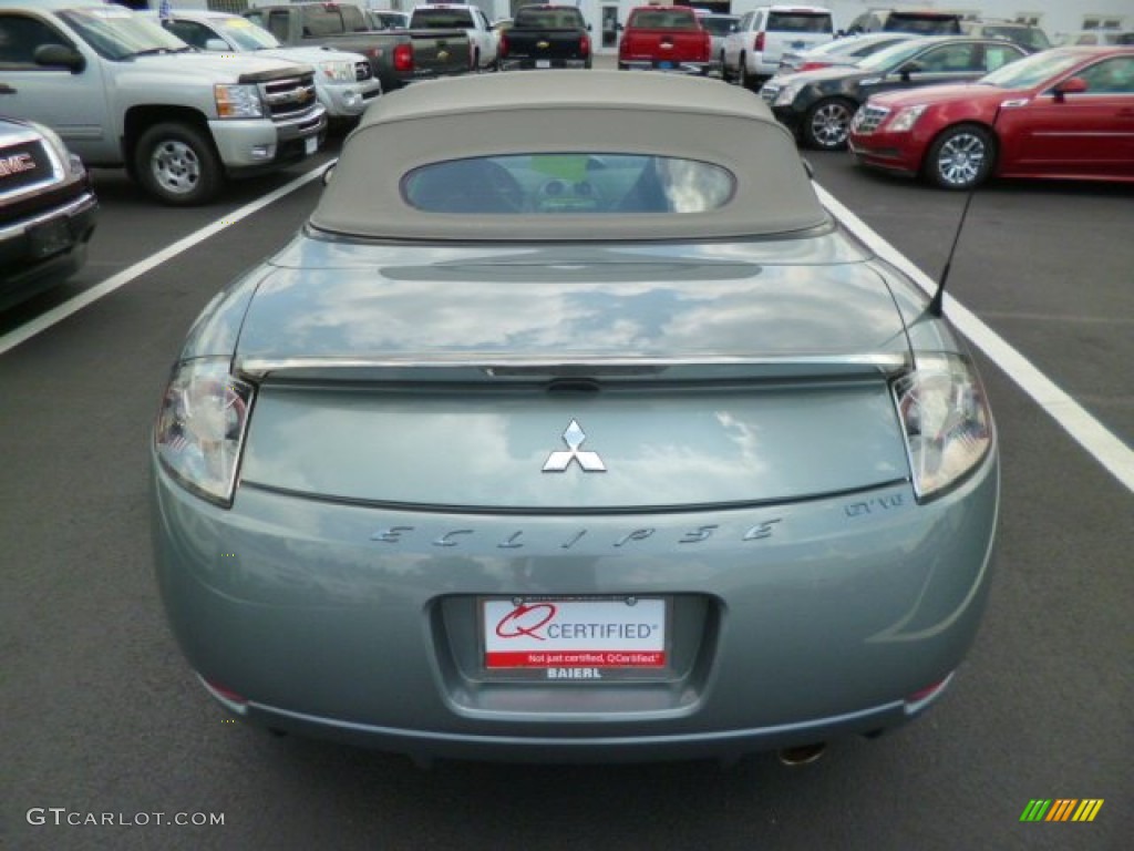 2007 Eclipse Spyder GT - Satin Meisai Gray Pearl / Medium Gray photo #6