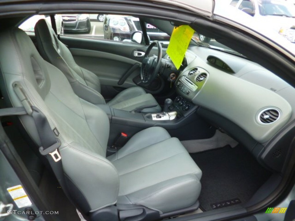 2007 Eclipse Spyder GT - Satin Meisai Gray Pearl / Medium Gray photo #10