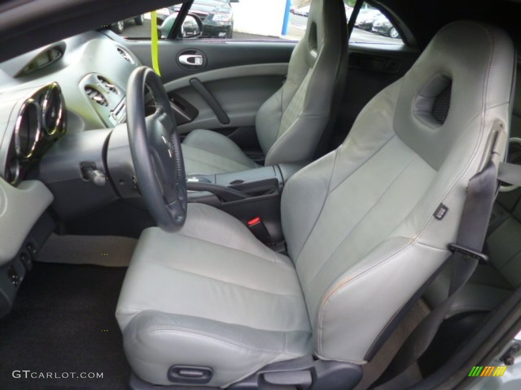 2007 Eclipse Spyder GT - Satin Meisai Gray Pearl / Medium Gray photo #16