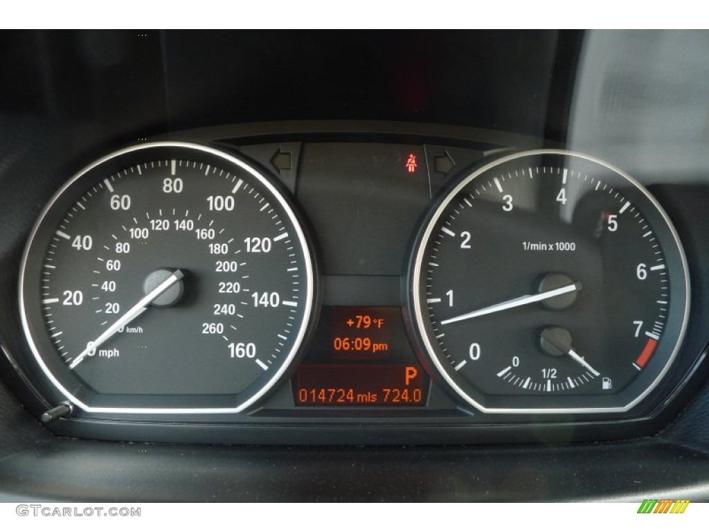2012 BMW 1 Series 128i Coupe Gauges Photo #94935648