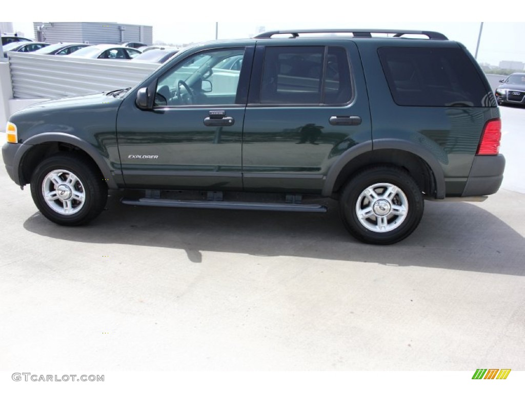 2004 Explorer XLS - Aspen Green Metallic / Graphite photo #5