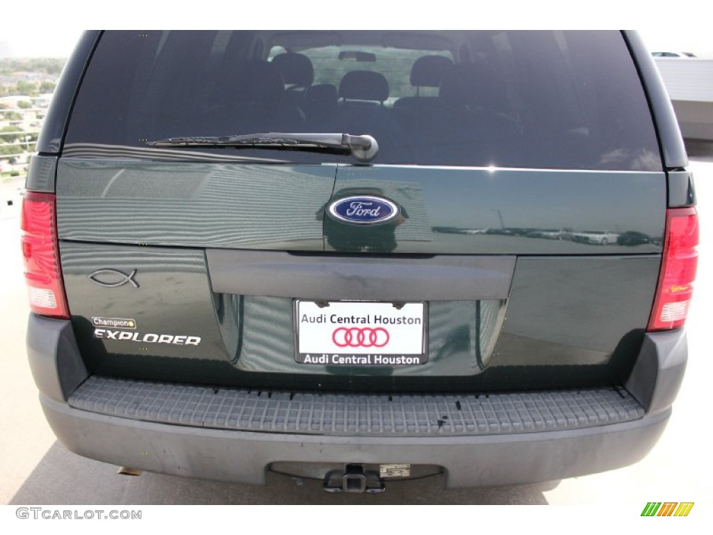 2004 Explorer XLS - Aspen Green Metallic / Graphite photo #7