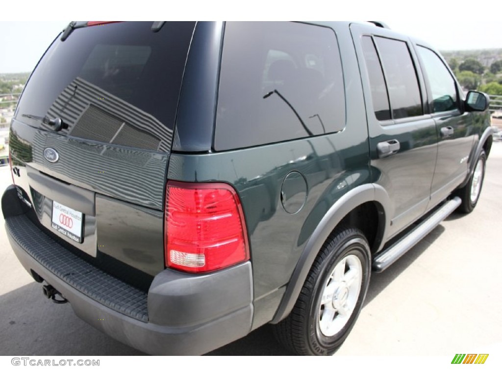 2004 Explorer XLS - Aspen Green Metallic / Graphite photo #8