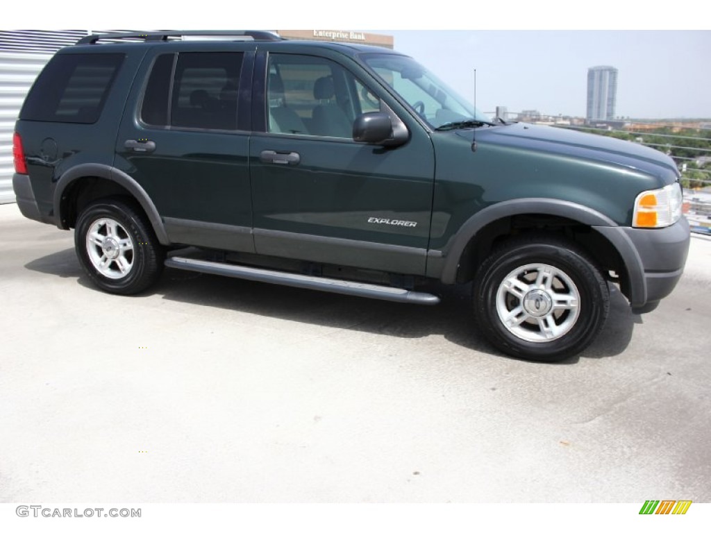 2004 Explorer XLS - Aspen Green Metallic / Graphite photo #9