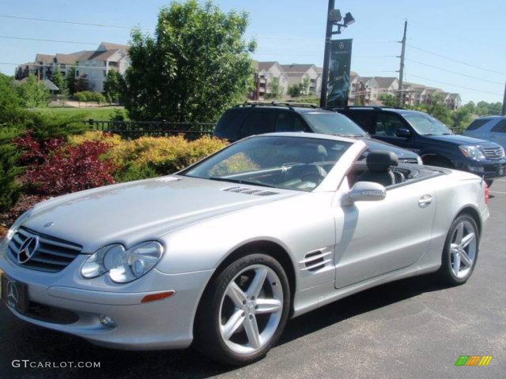 Brilliant Silver Metallic Mercedes-Benz SL