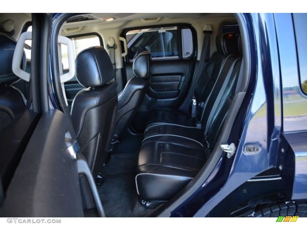 2007 H3  - Midnight Blue Metallic / Ebony Black/Pewter photo #11