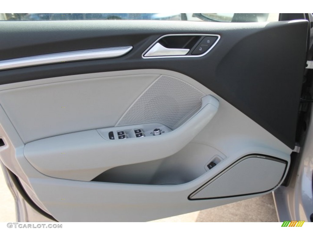 2015 Audi A3 2.0 Premium Plus quattro Titanium Gray Door Panel Photo #94944267