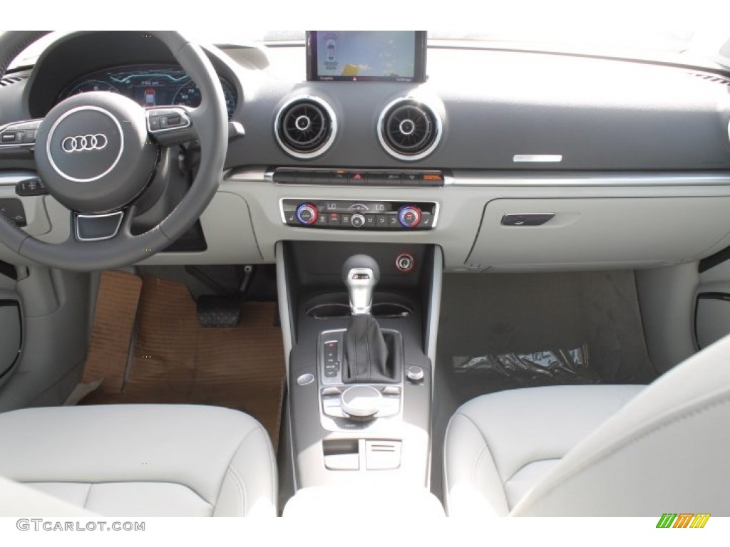 2015 Audi A3 2.0 Premium Plus quattro Titanium Gray Dashboard Photo #94944423