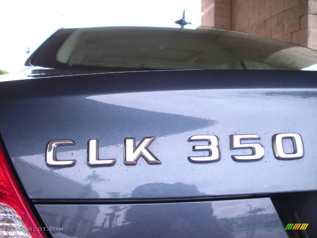 2007 CLK 350 Coupe - Cadet Blue Metallic / Stone photo #7