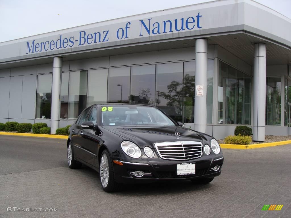 2008 E 350 4Matic Sedan - Black / Ash photo #1