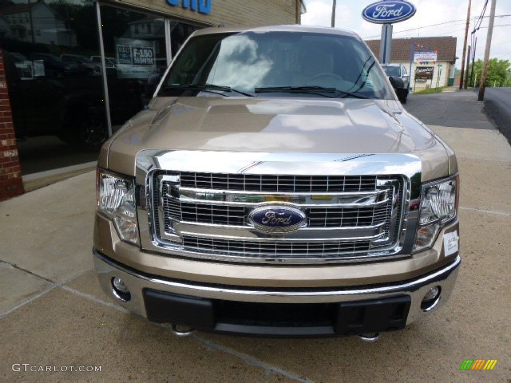 2014 F150 XLT SuperCab 4x4 - Pale Adobe / Pale Adobe photo #2