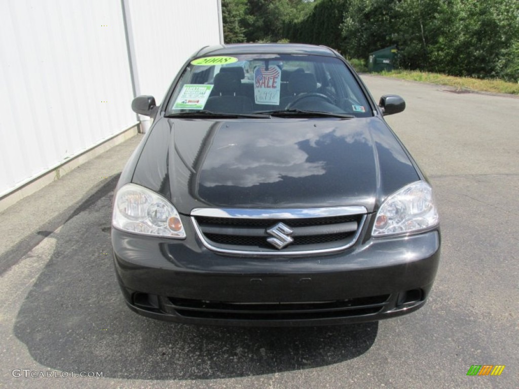 2008 Forenza  - Fantasy Black Metallic / Grey photo #8