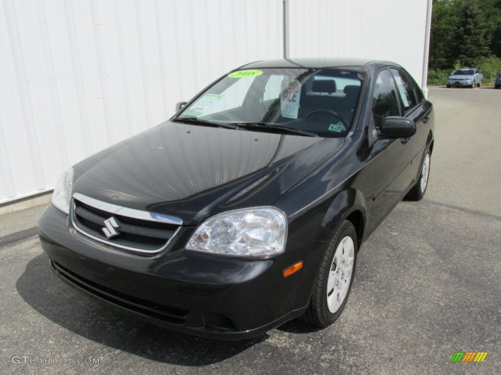 2008 Forenza  - Fantasy Black Metallic / Grey photo #9