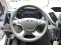 Charcoal Black 2015 Ford Transit Van 250 MR Long Steering Wheel