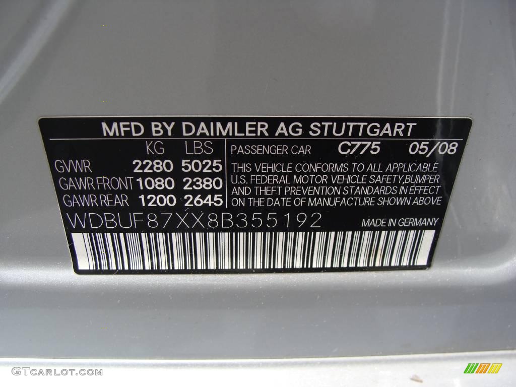 2008 E 350 4Matic Sedan - Iridium Silver Metallic / Black photo #15