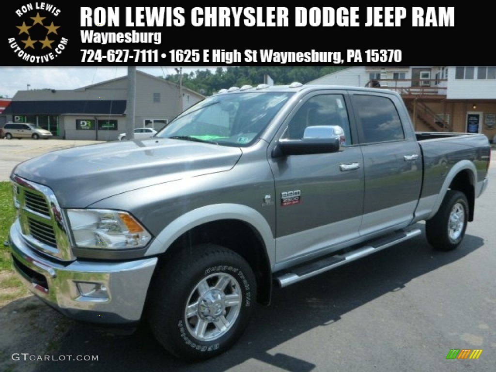 2012 Ram 2500 HD Laramie Crew Cab 4x4 - Mineral Gray Metallic / Dark Slate photo #1