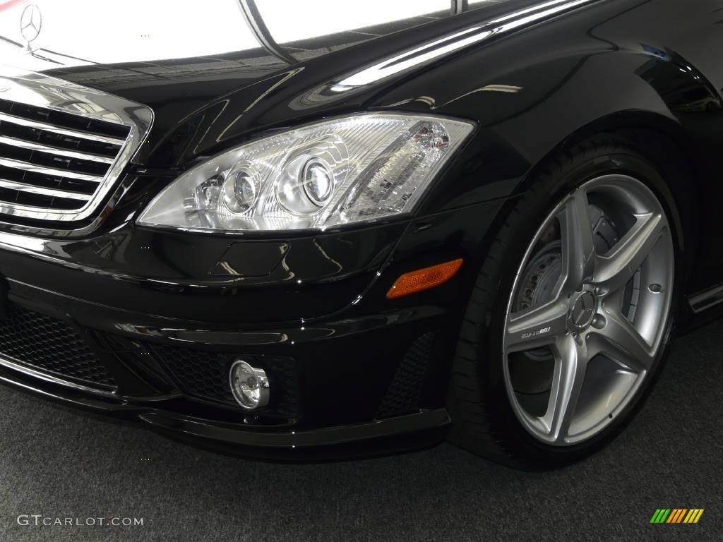 2008 S 63 AMG Sedan - Black / Black photo #4
