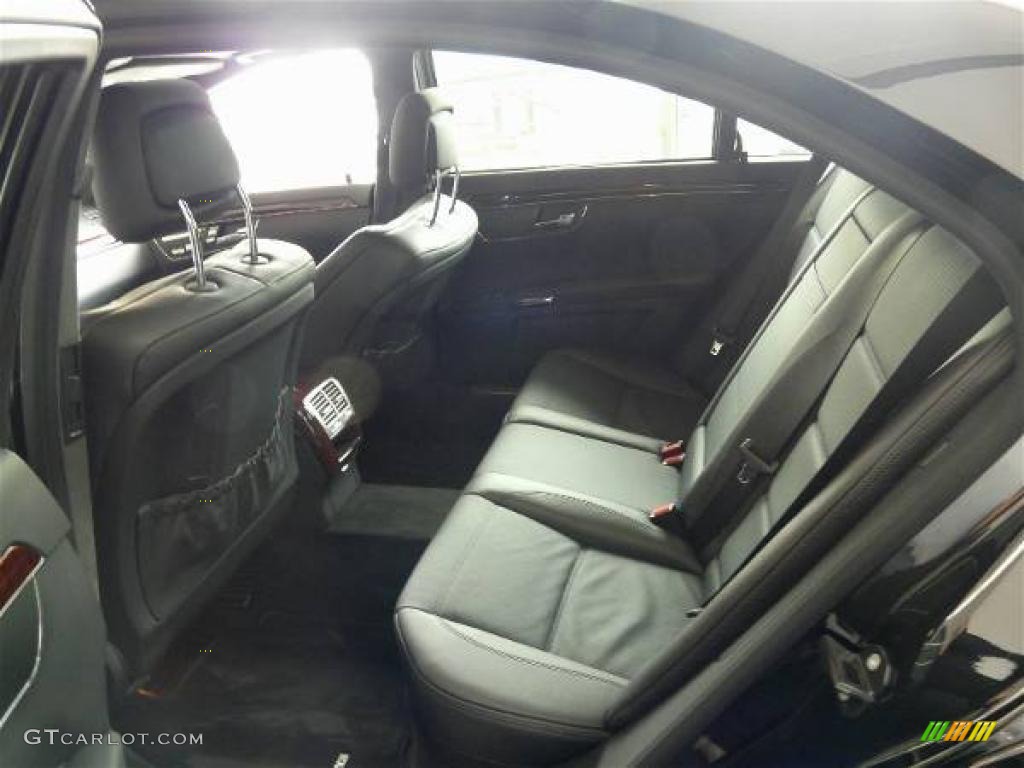 2008 S 63 AMG Sedan - Black / Black photo #6