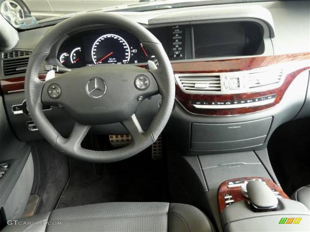 2008 S 63 AMG Sedan - Black / Black photo #7