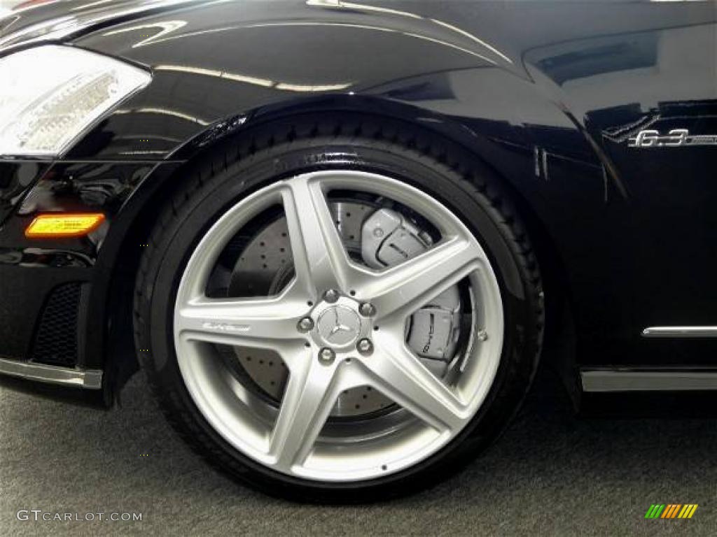 2008 S 63 AMG Sedan - Black / Black photo #10
