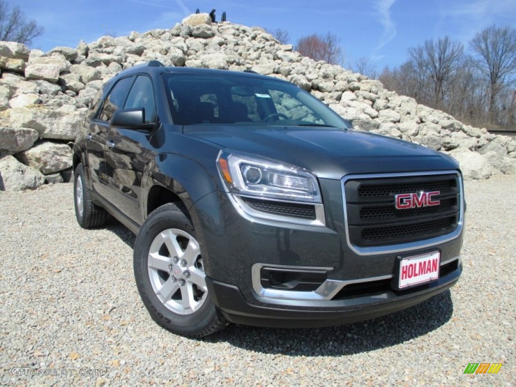 2014 Acadia SLE - Cyber Gray Metallic / Ebony photo #1