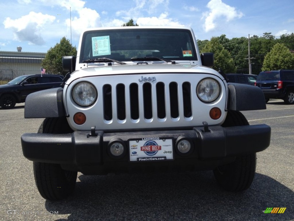 2008 Wrangler X 4x4 - Bright Silver Metallic / Dark Slate Gray/Medium Slate Gray photo #4