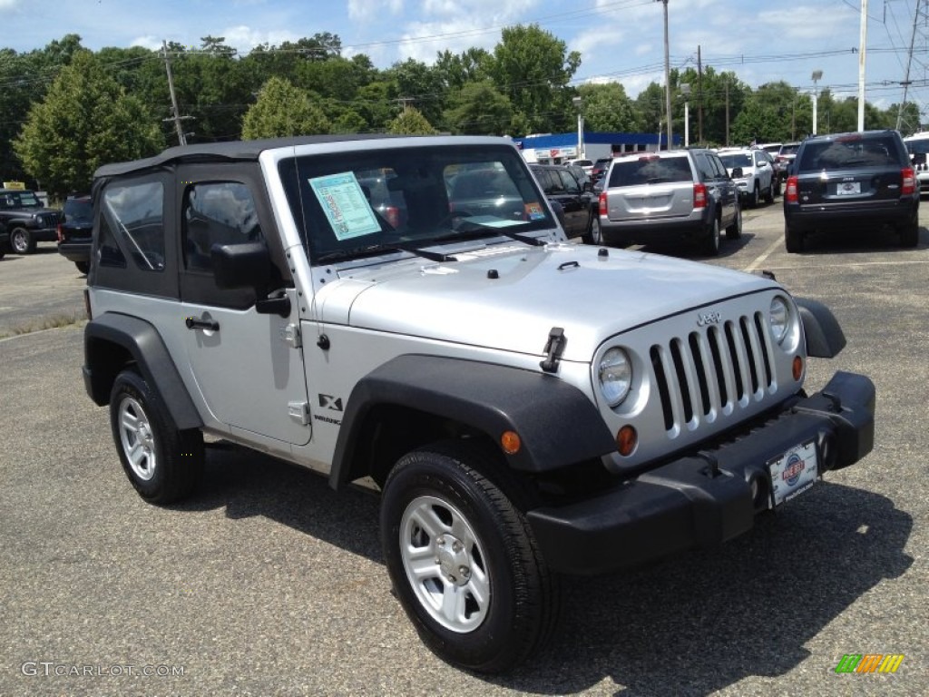 2008 Wrangler X 4x4 - Bright Silver Metallic / Dark Slate Gray/Medium Slate Gray photo #5