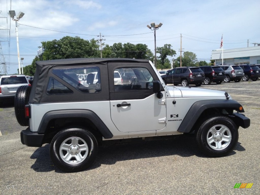 Bright Silver Metallic 2008 Jeep Wrangler X 4x4 Exterior Photo #94949466