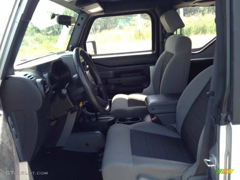 2008 Wrangler X 4x4 - Bright Silver Metallic / Dark Slate Gray/Medium Slate Gray photo #20