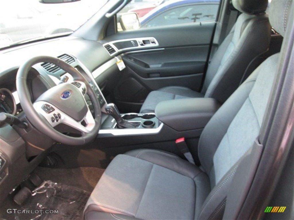2015 Explorer XLT - Magnetic / Charcoal Black photo #8