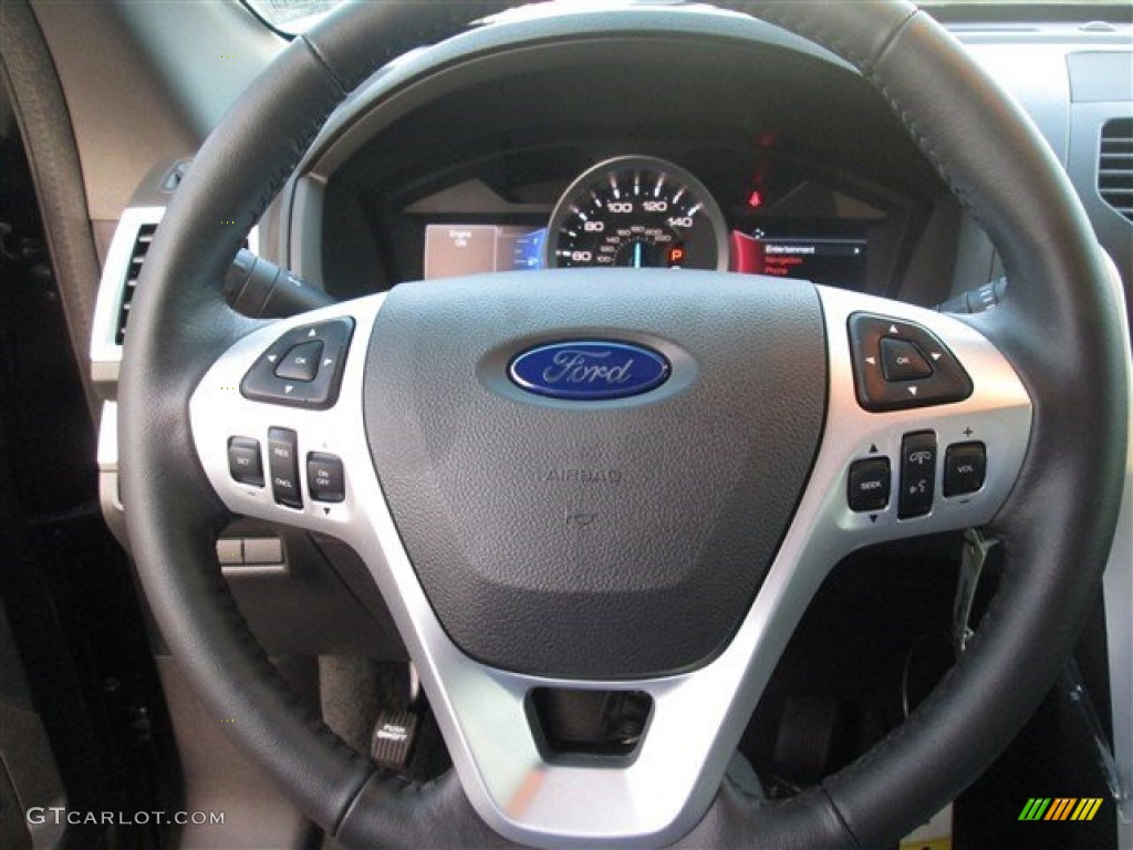 2015 Explorer XLT - Magnetic / Charcoal Black photo #11