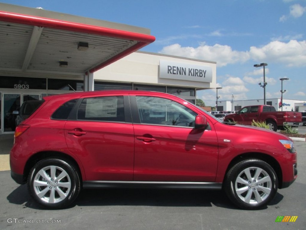 2014 Outlander Sport ES - Rally Red / Black photo #4