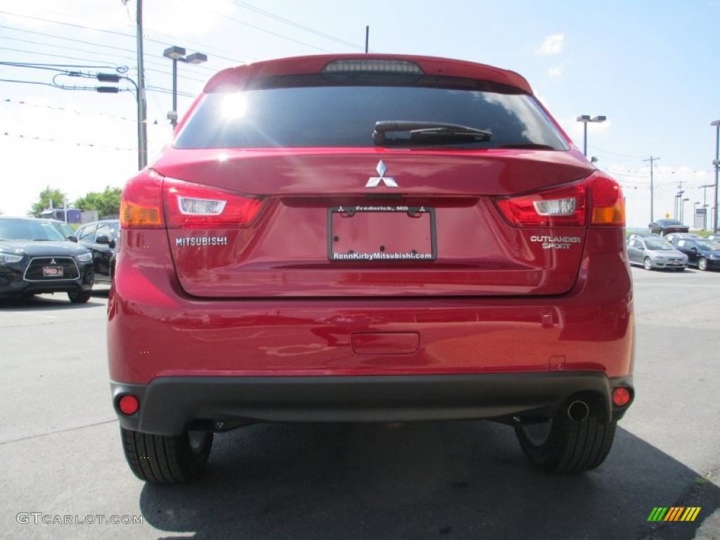 2014 Outlander Sport ES - Rally Red / Black photo #9