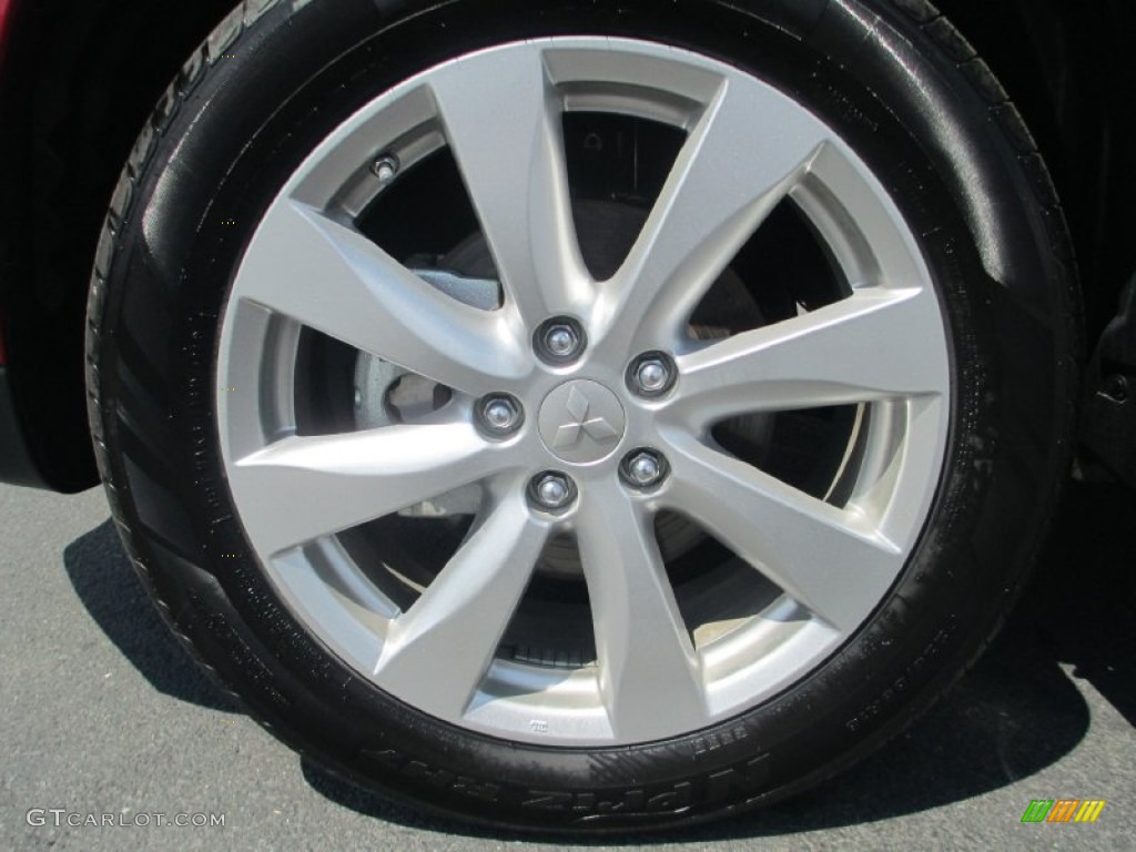 2014 Outlander Sport ES - Rally Red / Black photo #10