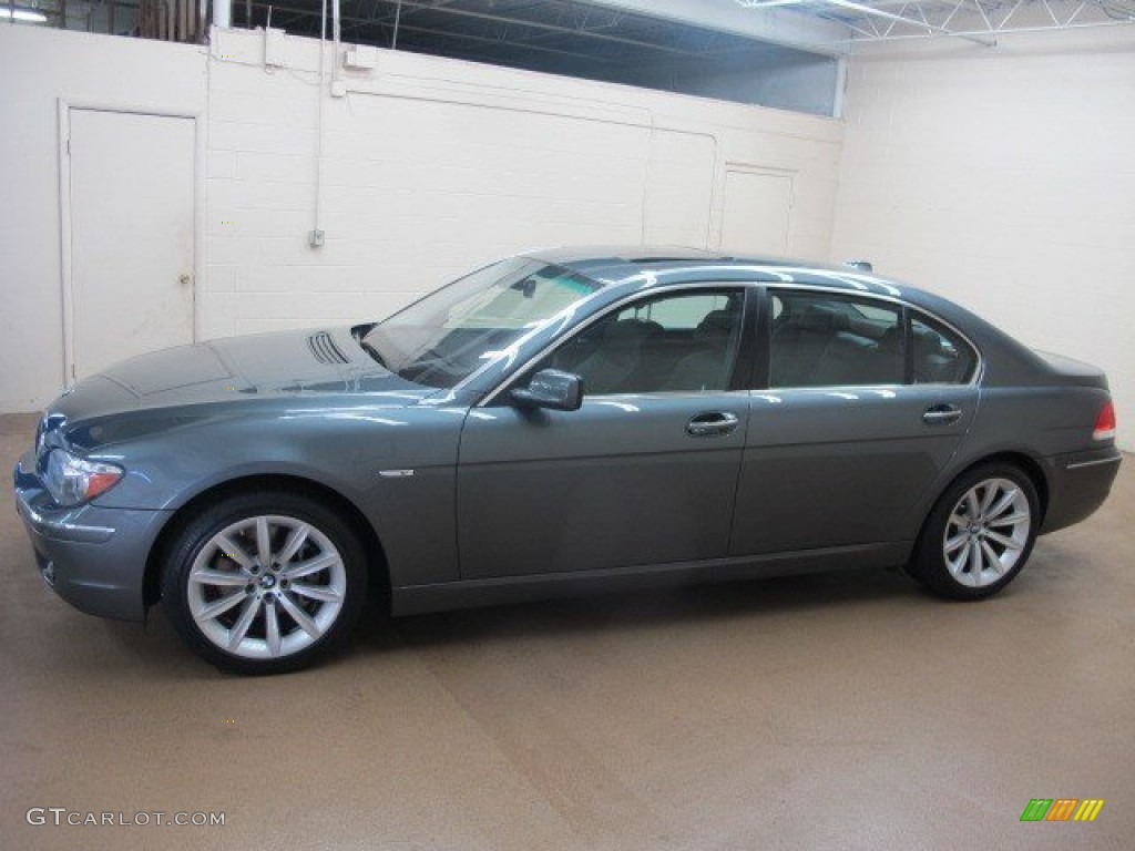 2008 7 Series 750Li Sedan - Titanium Grey Metallic / Black photo #5