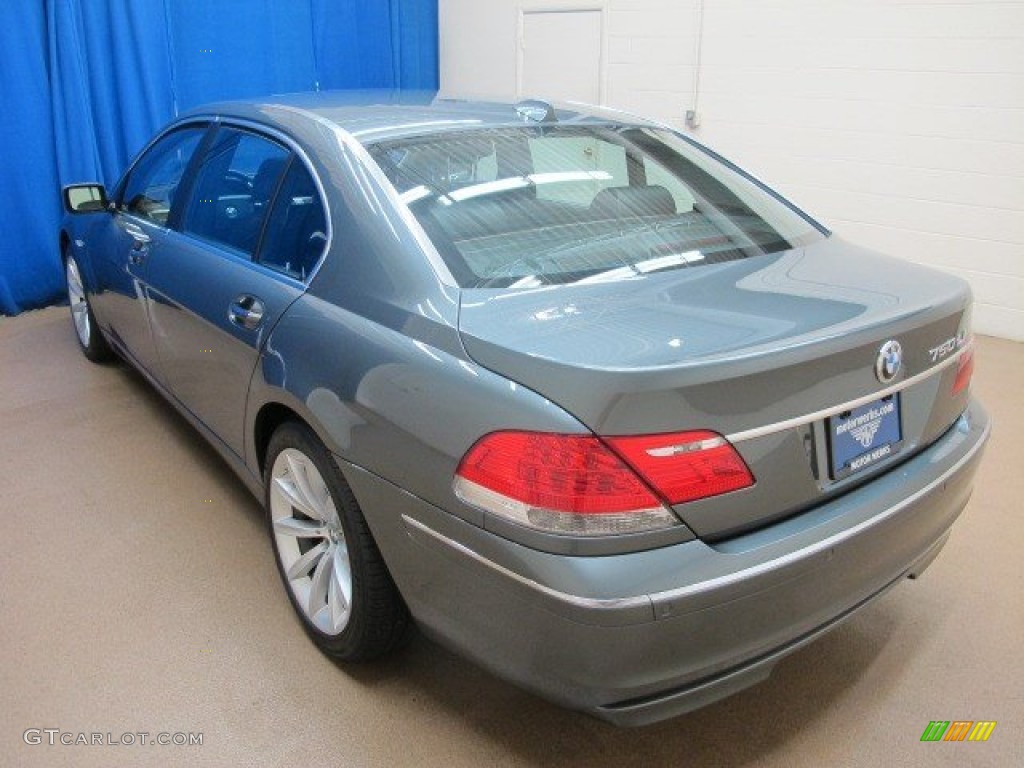 2008 7 Series 750Li Sedan - Titanium Grey Metallic / Black photo #6