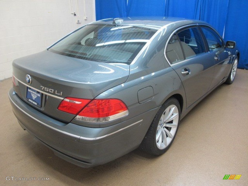 2008 7 Series 750Li Sedan - Titanium Grey Metallic / Black photo #9