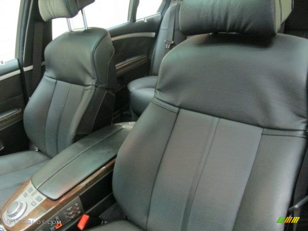 2008 7 Series 750Li Sedan - Titanium Grey Metallic / Black photo #17
