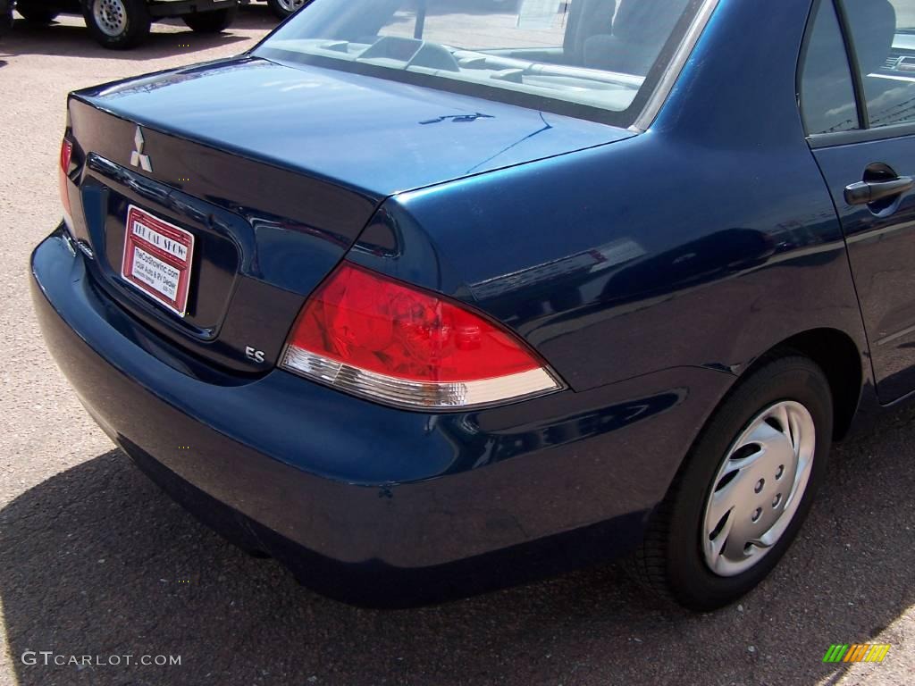 2004 Lancer ES - Mystic Blue Pearl / Gray photo #14