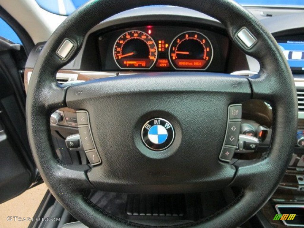 2008 7 Series 750Li Sedan - Titanium Grey Metallic / Black photo #39