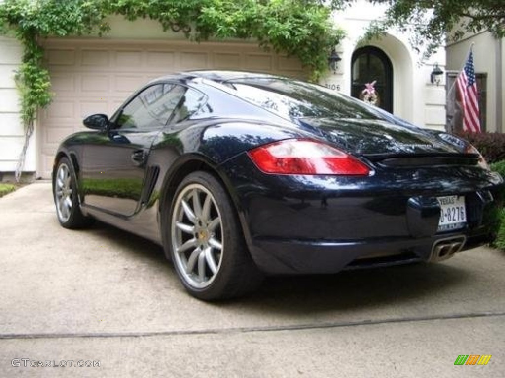 2006 Cayman S - Midnight Blue Metallic / Stone Grey photo #3