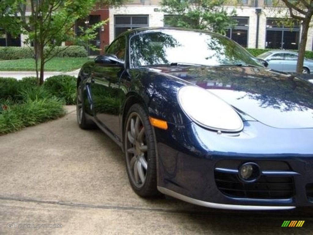 2006 Cayman S - Midnight Blue Metallic / Stone Grey photo #12