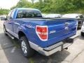 2014 Blue Flame Ford F150 XLT SuperCab 4x4  photo #4