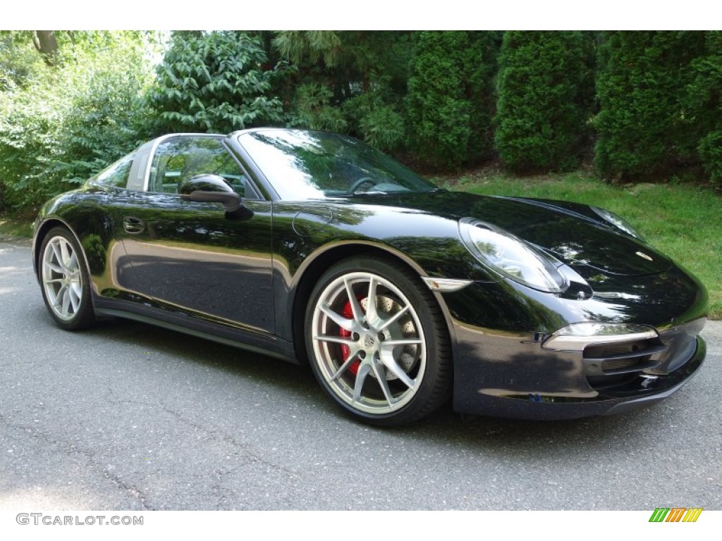 Black 2014 Porsche 911 Targa 4S Exterior Photo #94955936